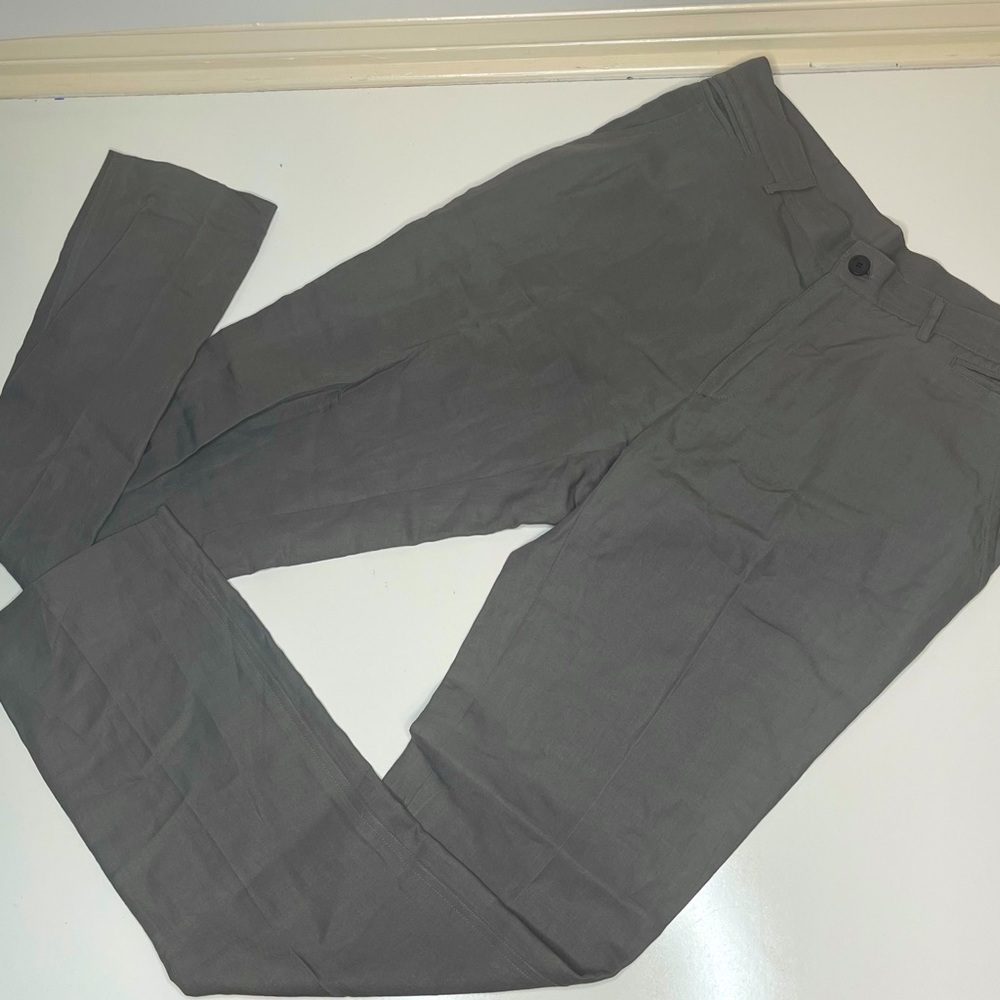 Size 34W 32L Giorgio Armani Austere Gray Casual Slacks